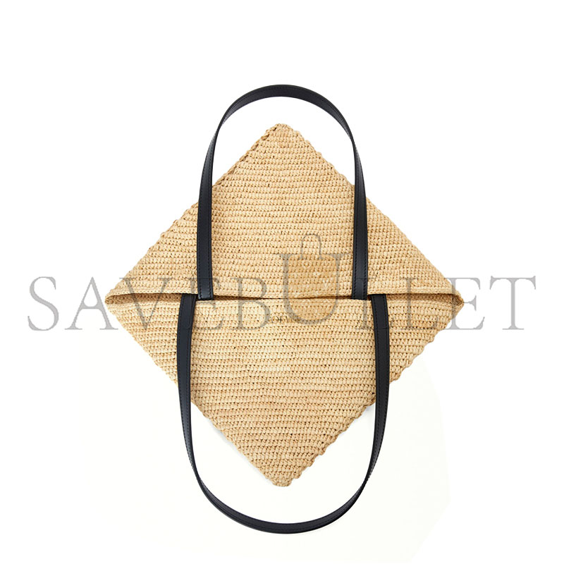 LOEWE MEDIUM PUZZLE FOLD TOTE IN RAFFIA A779G50X08 (31.5*25.5*14.5cm)